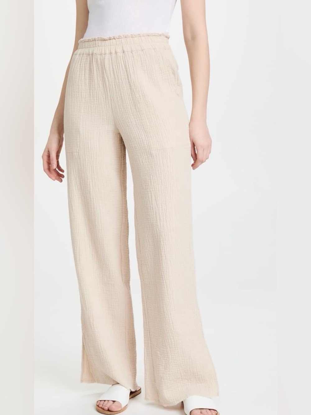 Rails Leon Guaze Pants in Flax